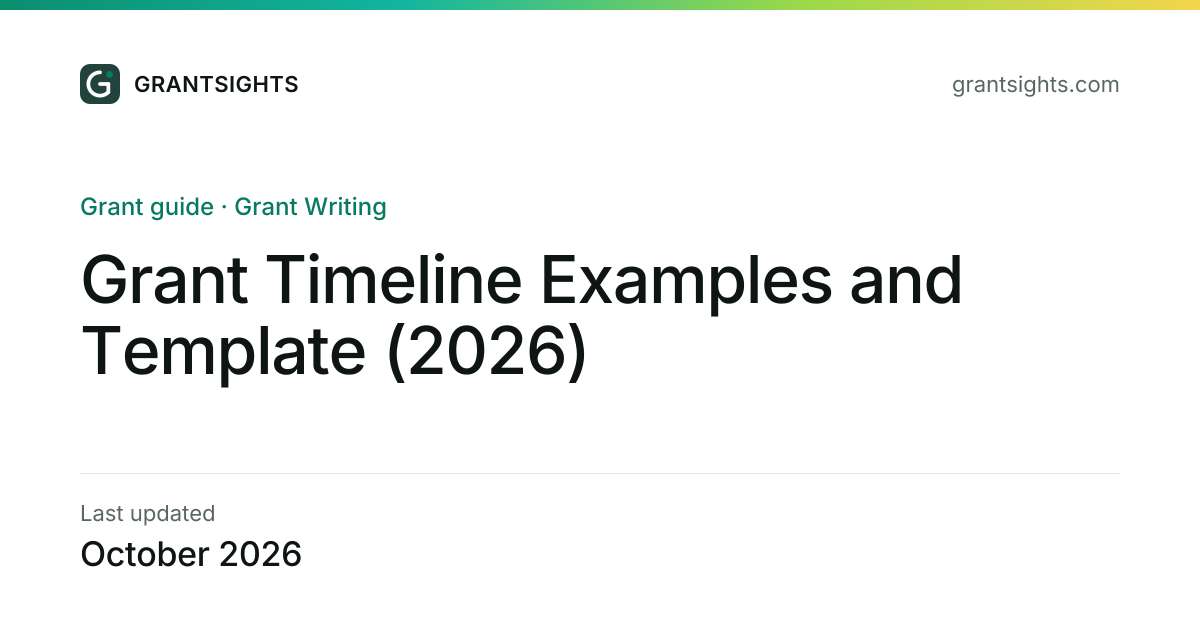 How to Write a Grant Project Timeline (With Templates)