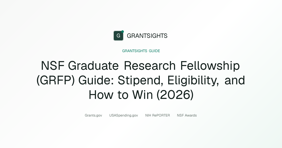 NSF GRFP Guide 2026 | Win a Graduate Fellowship