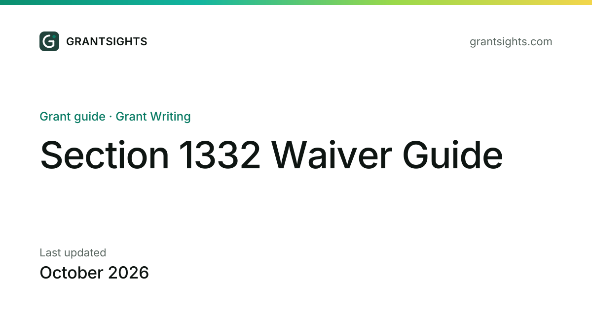Section 1332 Waiver Guide