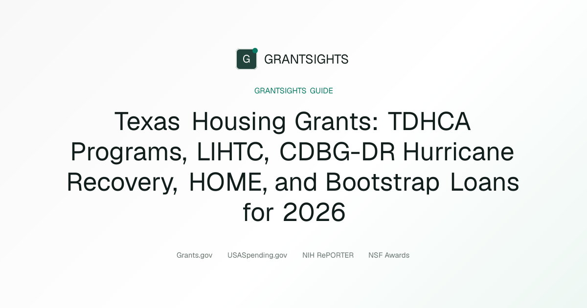Texas Housing Grants 2026 | TDHCA & LIHTC